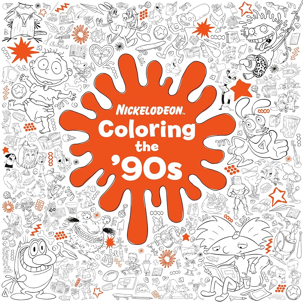 Coloring the '90s (Nickelodeon) cover image