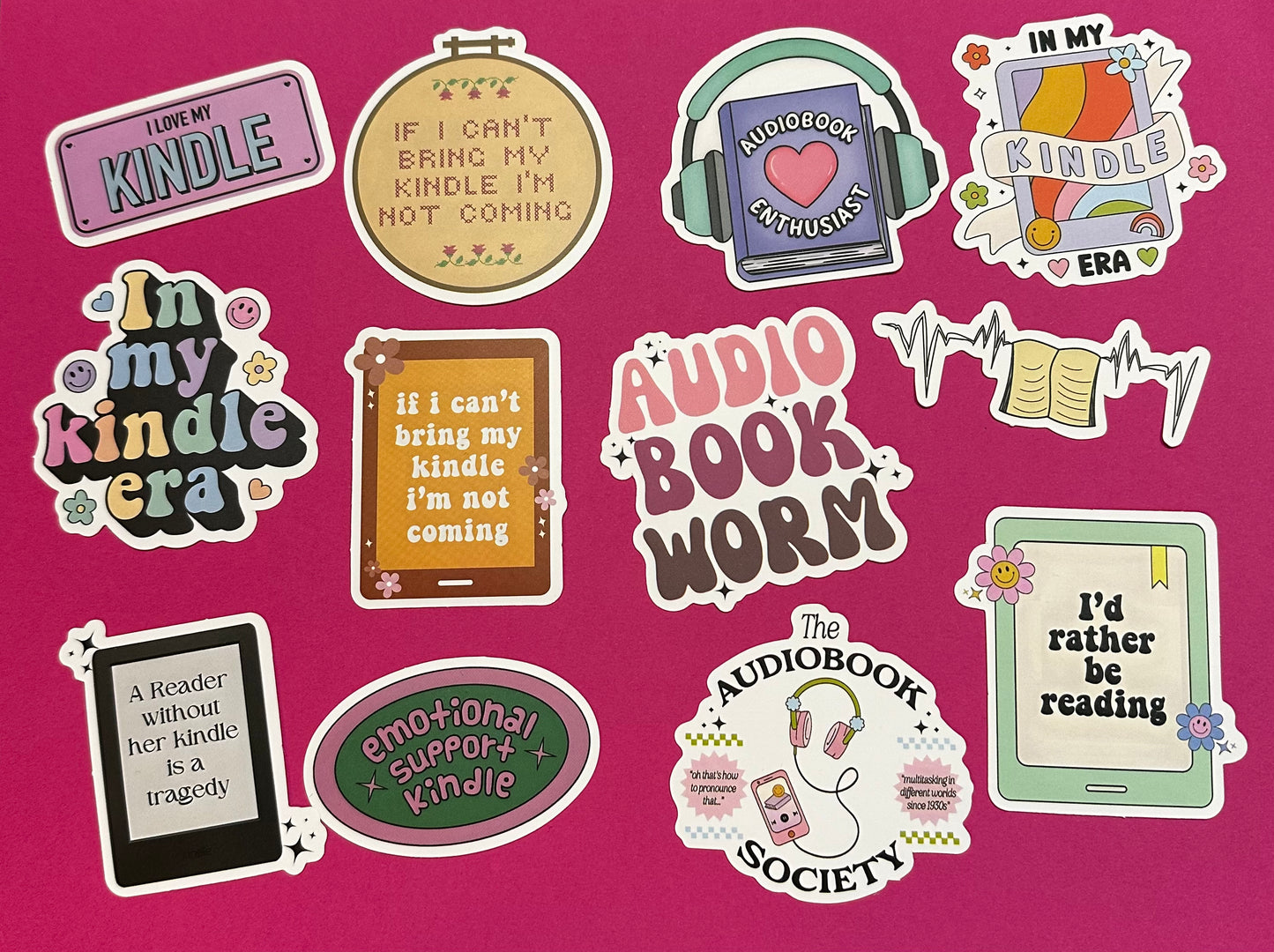 Kindle/Audio Book Stickers