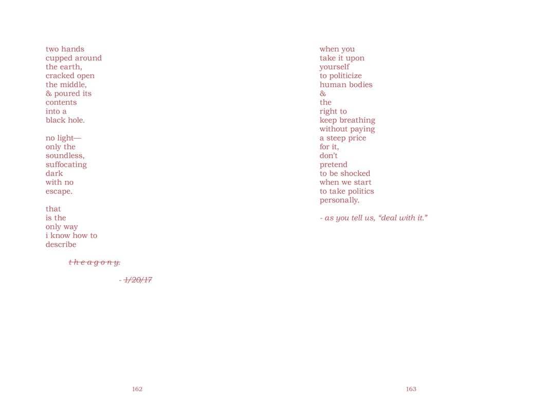 Witch doesn't burn in this one by Amanda  Lovelace: Paperback; 208 pages / English