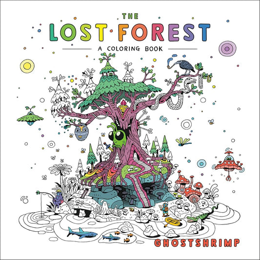The Lost Forest: A Coloring Book cover image
