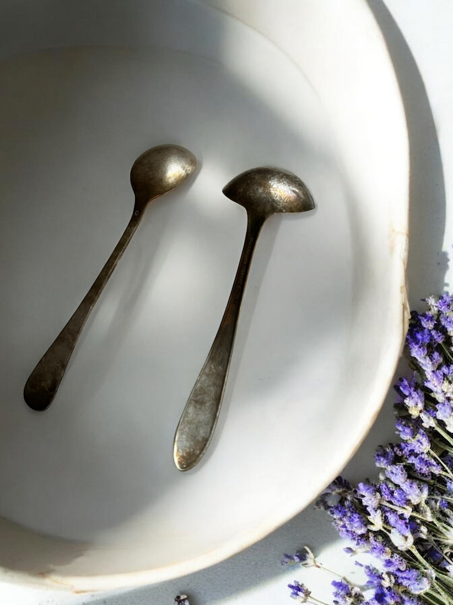 Thrifted Silver Spoons (Slightly Tarnished)