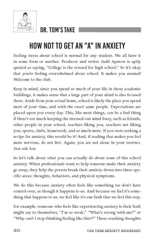Teen Anxiety Guidebook by Jon Patrick Hatcher: Paperback; 256 pages / English